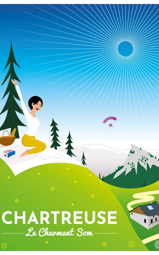 Affiche Retro Charmant Som