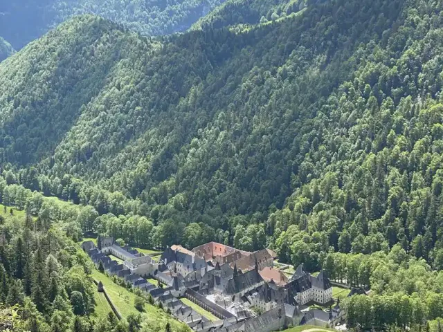 Monastère de la Grande Chartreuse depuis le Grand Som